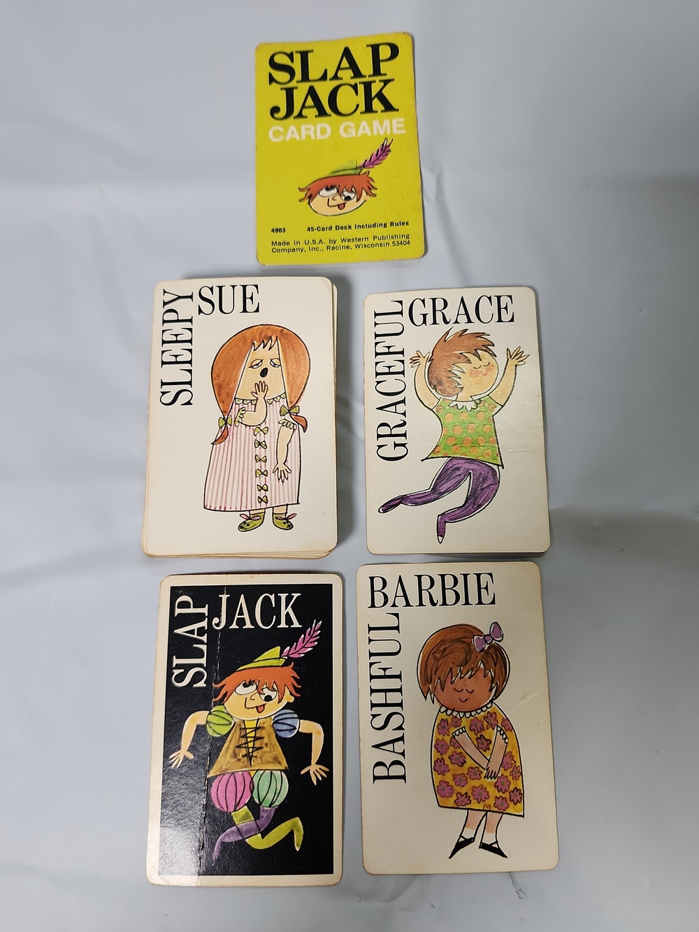 Vintage 1965 Whitman Slap Jack Card Game Complete 4903 USA Family Game Night